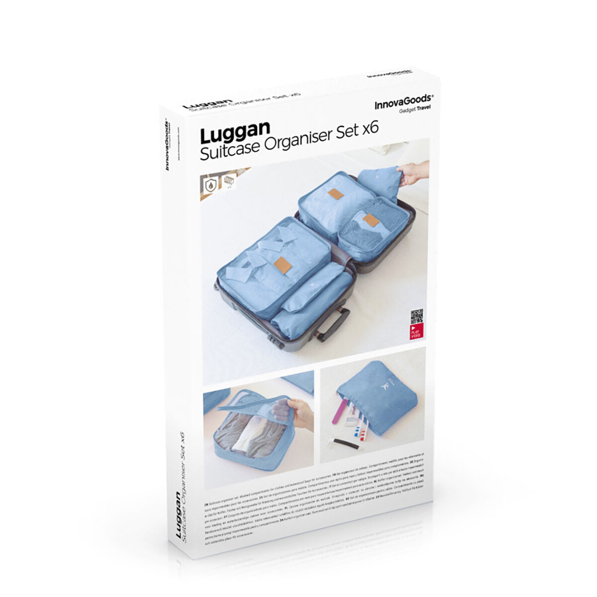 Ordnungssäcke für Koffer Luggan InnovaGoods 6 Stücke – LuxeStyle Schweiz