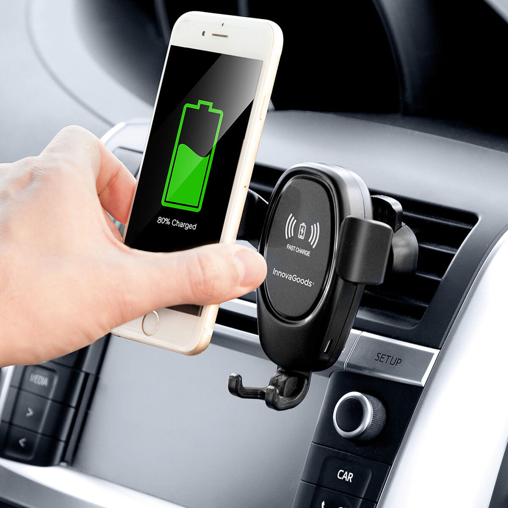 Handyhalterung mit kabellosem Ladegerät für Autos Wolder InnovaGoods – LuxeStyle Schweiz