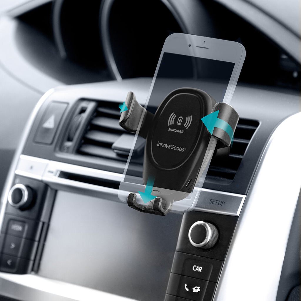 Handyhalterung mit kabellosem Ladegerät für Autos Wolder InnovaGoods – LuxeStyle Schweiz