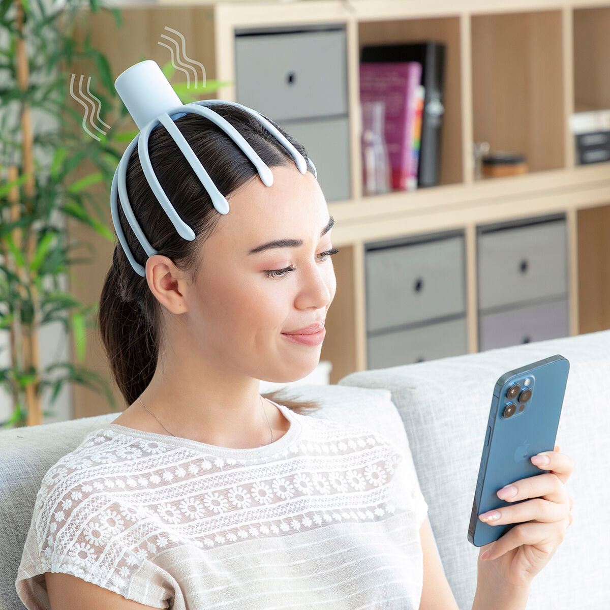 Wiederaufladbares Kopfmassagegerät Helax InnovaGoods – Bild 1 | LuxeStyle