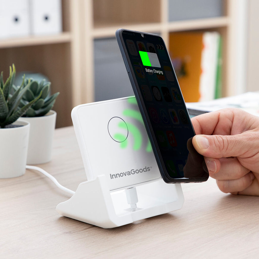 Kabelloses Multipositionsladegerät mit Halterung Pomchar InnovaGoods – LuxeStyle Schweiz