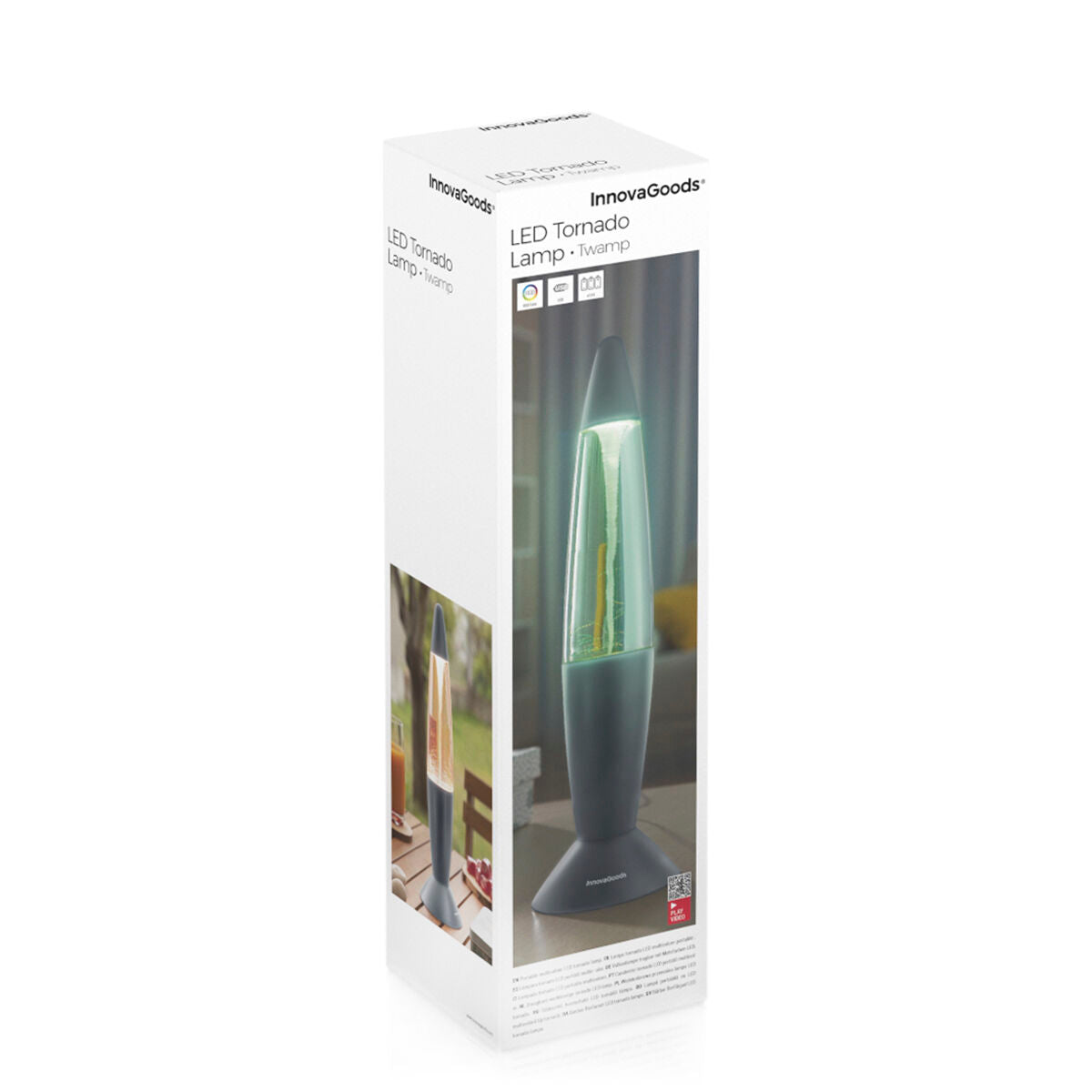 LED-Tornado-Lampe: Hypnotisches Farbspiel für dein Heim