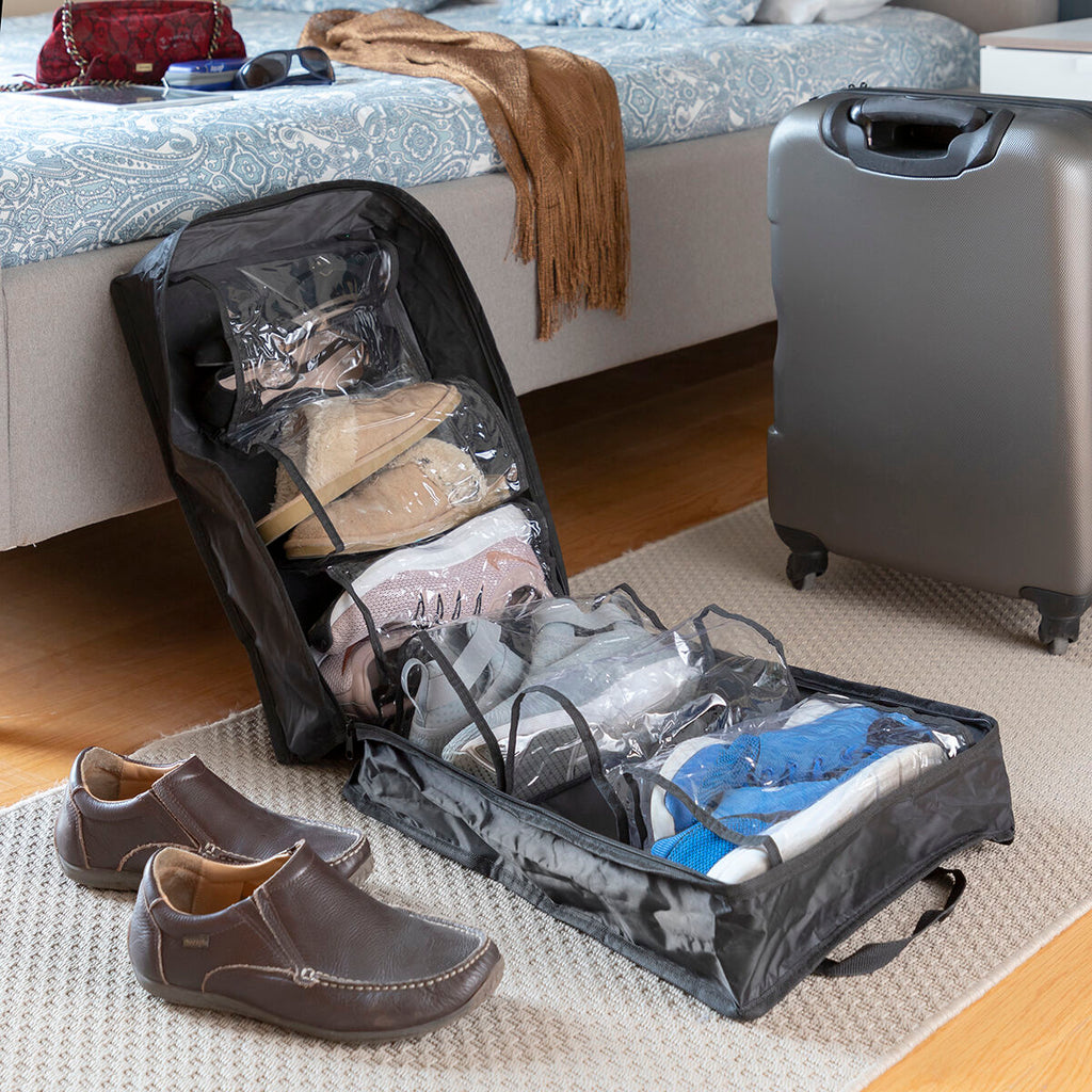Schuh-Reisetasche für 12 Paar – Schuhe sicher verstauen – Ansicht 6