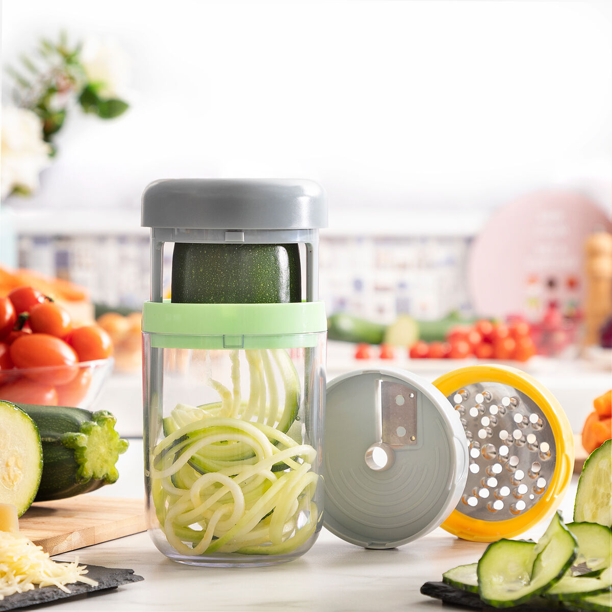 Gesunde Küche: Spiralschneider & Reibe mit Rezepten