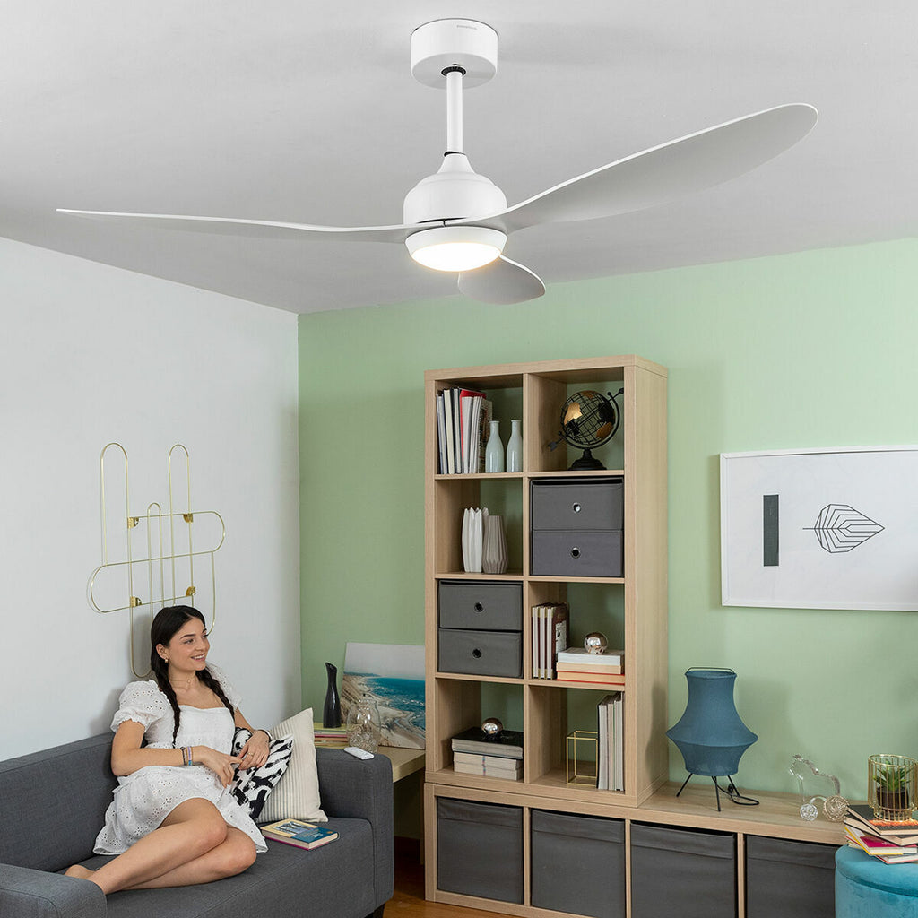 Deckenventilator mit LED-Licht und 3 ABS-Flügeln Flaled InnovaGoods We