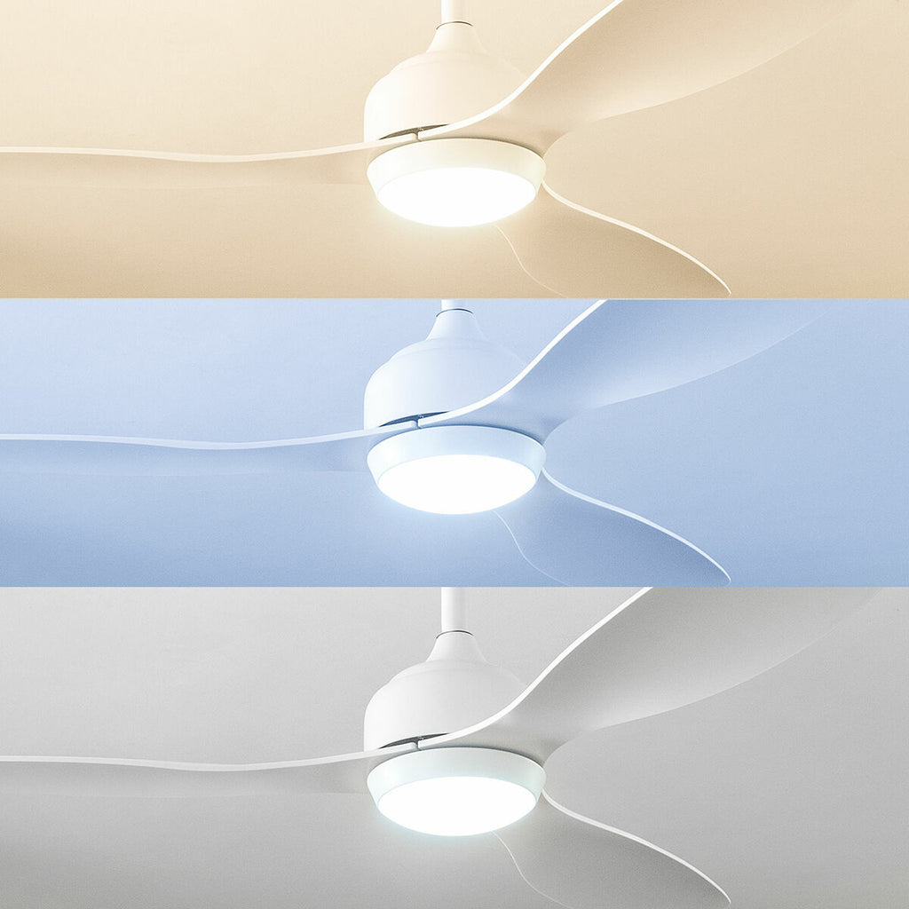Deckenventilator mit LED-Licht und 3 ABS-Flügeln Flaled InnovaGoods We