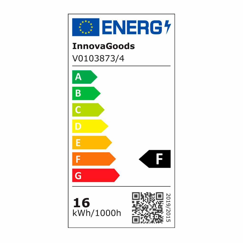 Deckenventilator mit LED-Licht und 3 ABS-Flügeln Wuled InnovaGoods Hol