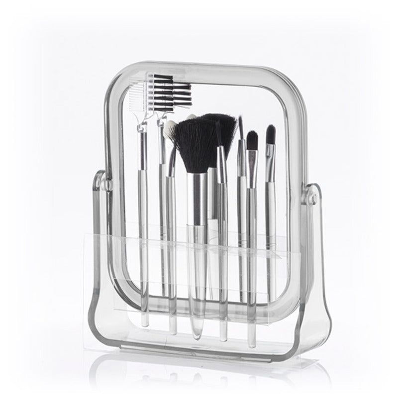 Primizima Spiegel mit Makeup Pinsel (6-Teilig)