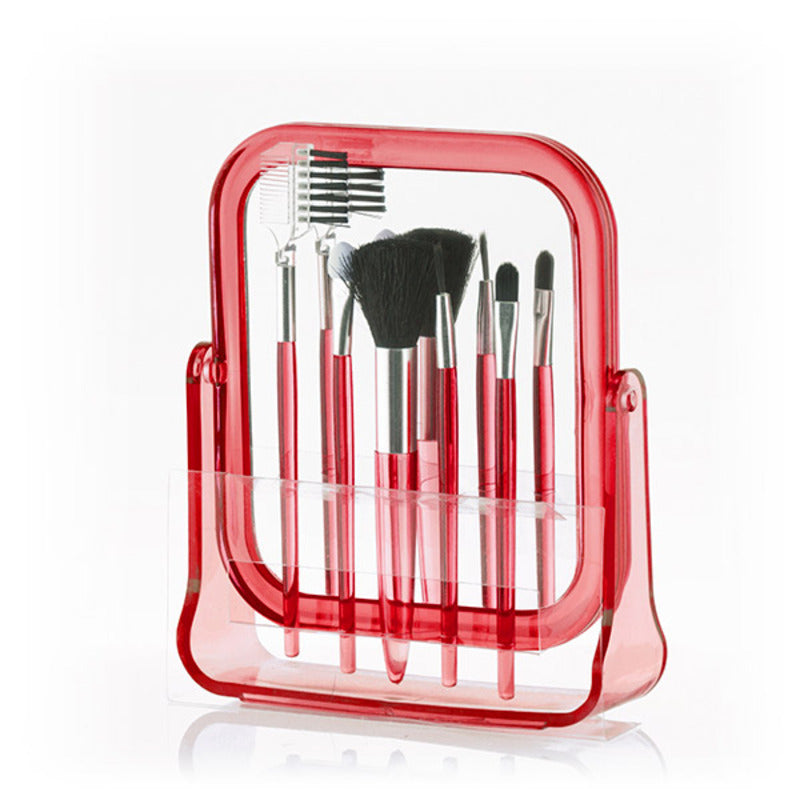 Primizima Spiegel mit Makeup Pinsel (6-Teilig)