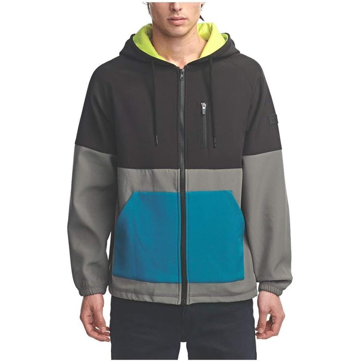 Herren Sweater mit Kapuze Hazard Bunt