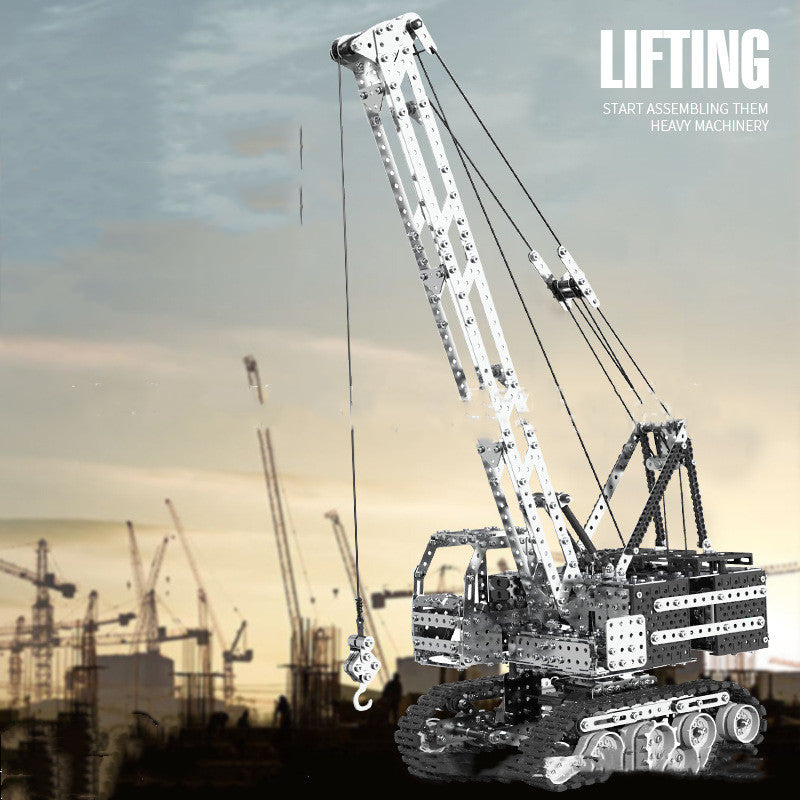 Kran Raupenfahrzeug 3D-Metallbausatz RC – Bild 2 | LuxeStyle