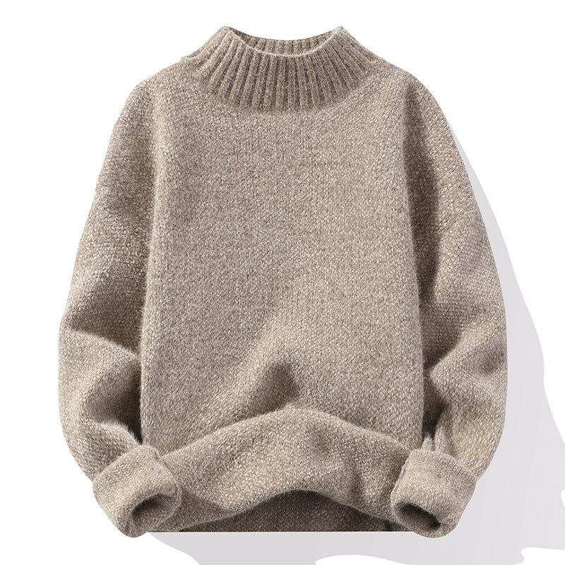 Modecasual Einfarbig Rundhals Pullover