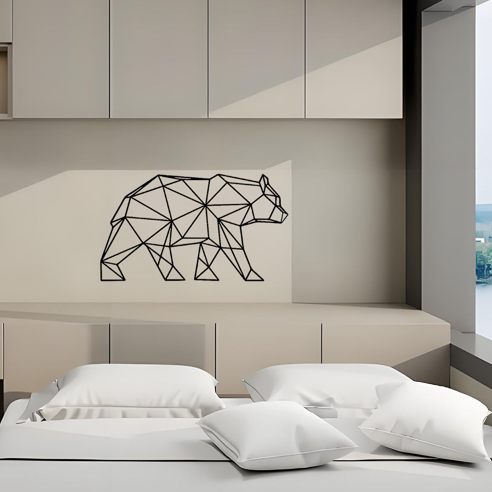 Eisbär‑Silhouette aus Eisen für Wanddeko – Bild 4 | LuxeStyle
