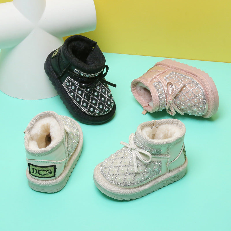 Modische, weiche Kinder-Lauflernstiefel – Bild 3 | LuxeStyle