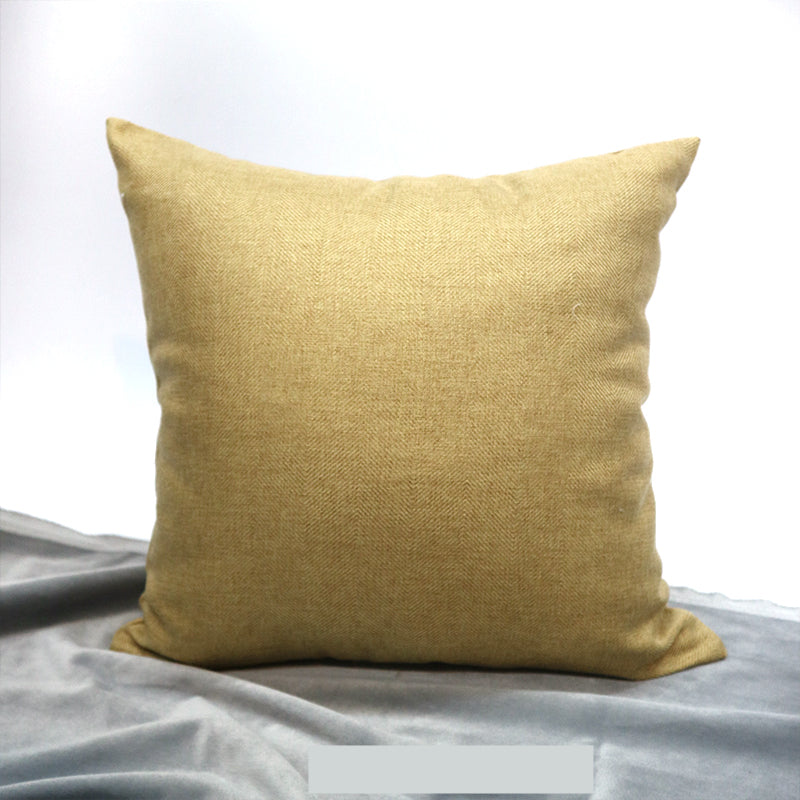 Kissen mit geometrischem Orangen-Muster