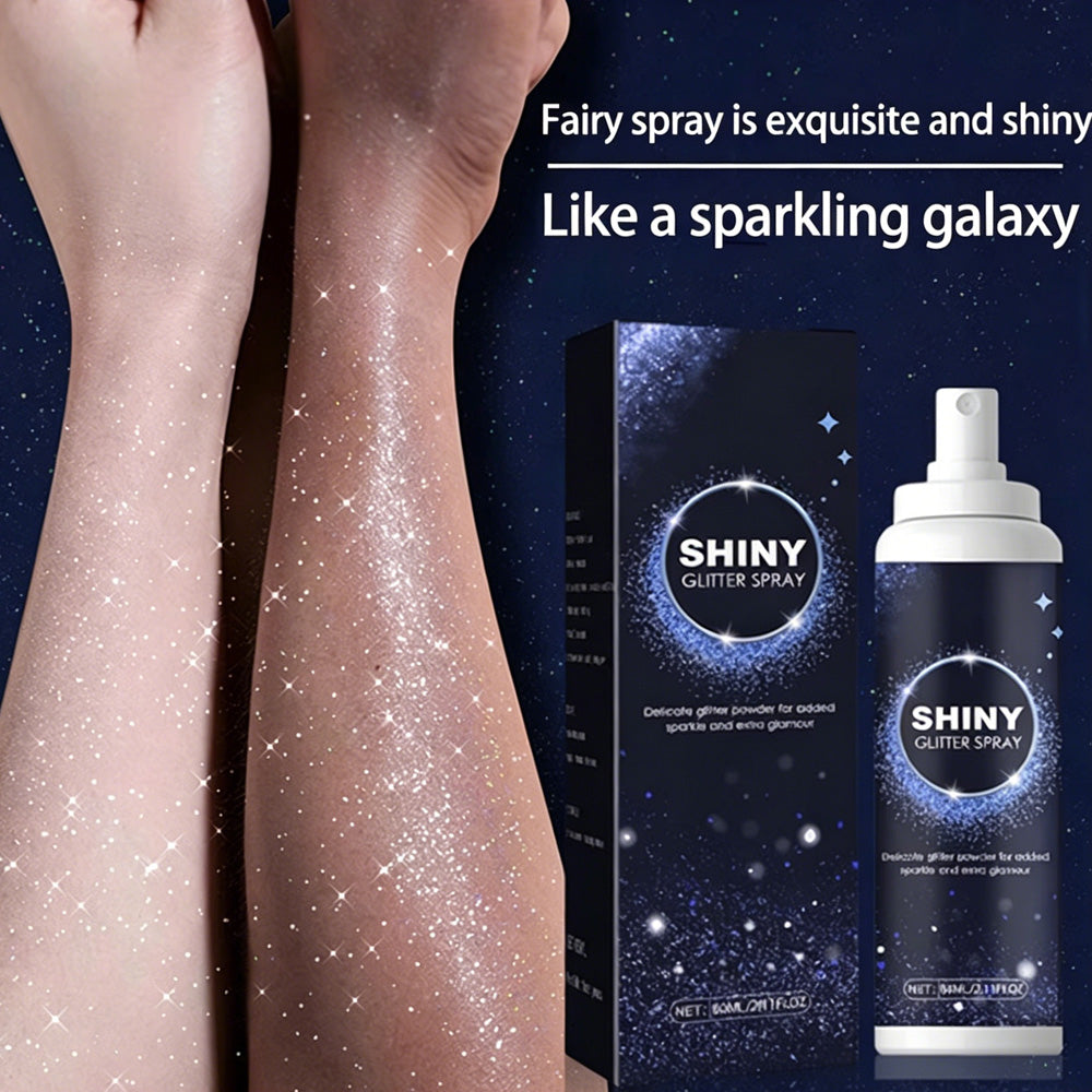 Glitzer Spray für Haar und Körper