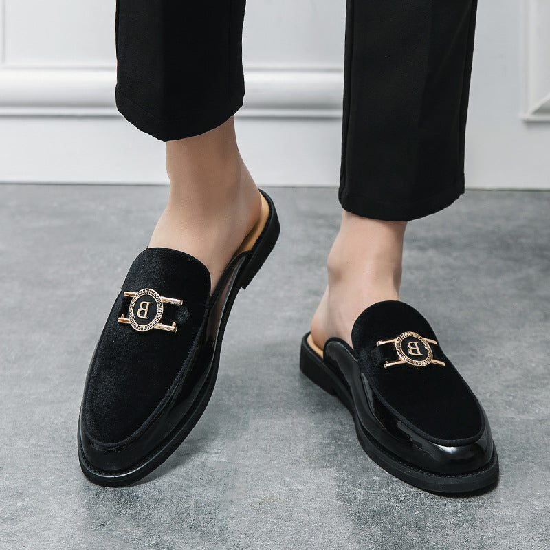 Lässiger Leder-Slipper für Herren