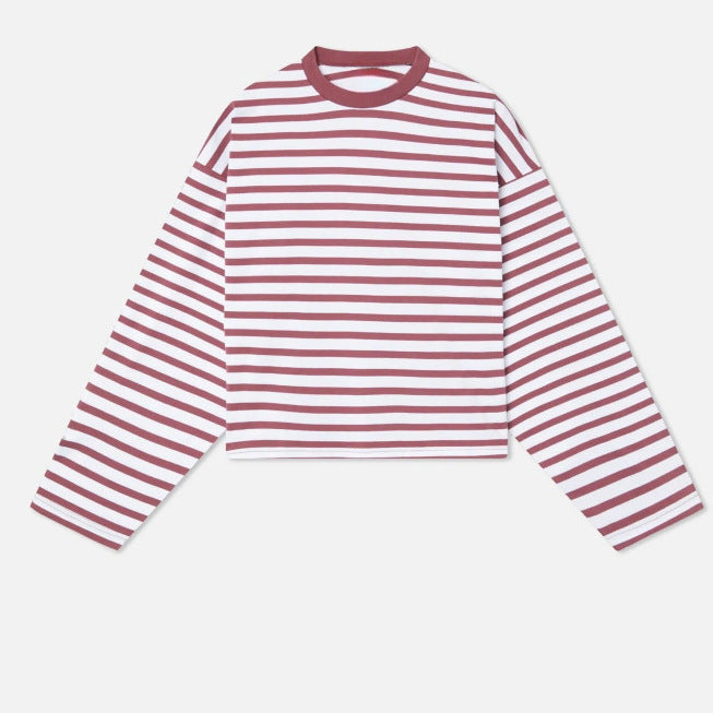 Gestreiftes Langarm-Shirt