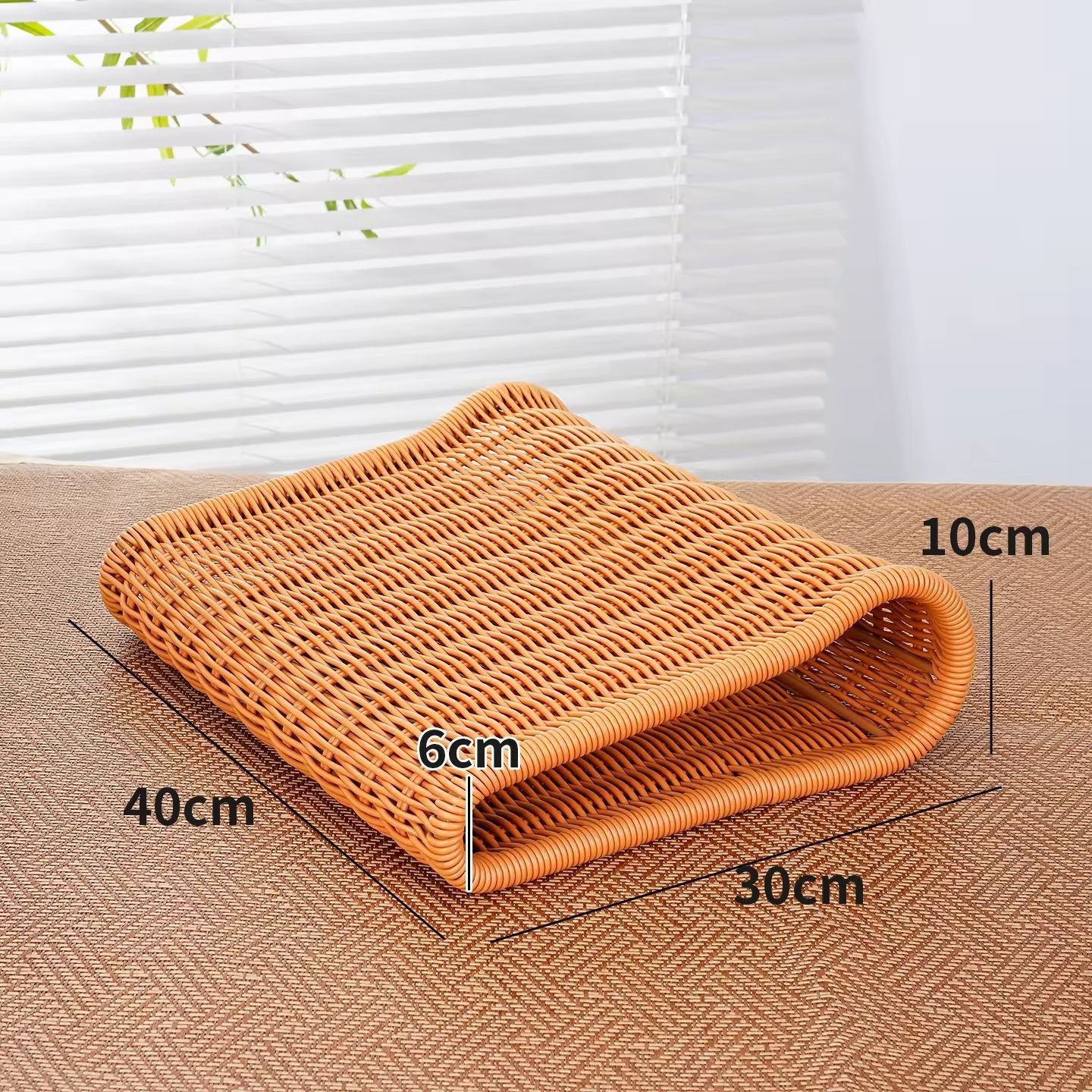 Rattan-Kühlkissen mit Nackenstütze
