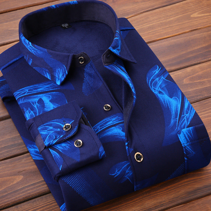 Herren Langarmshirt mit Fleecefutter – Bild 8 | LuxeStyle