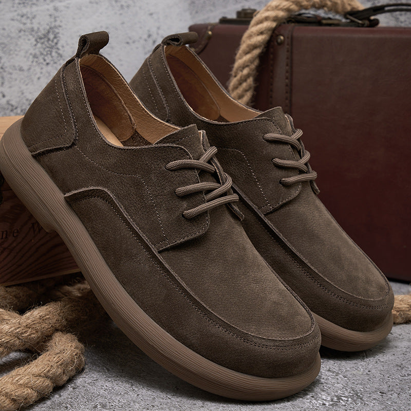 Retro-Halbschuhe aus Leder – Bild 6 | LuxeStyle