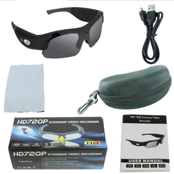 Full-HD-Sonnenbrille mit integrierter Kamera