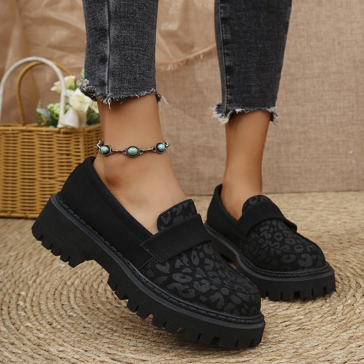 Platform Loafers im Brit-Stil