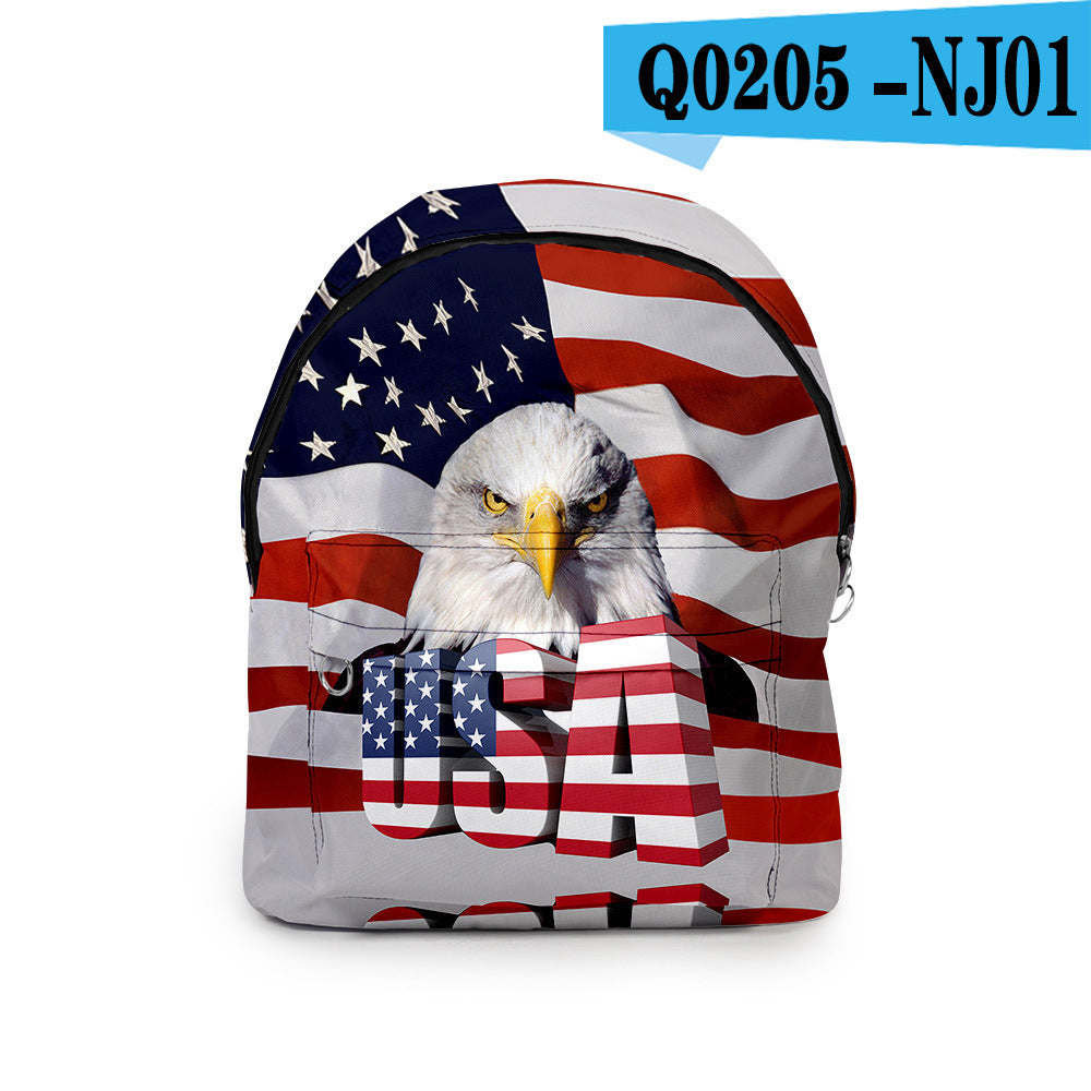 Rucksack aus Oxford-Stoff mit 3D-Digitaldruck – Bild 8 | LuxeStyle