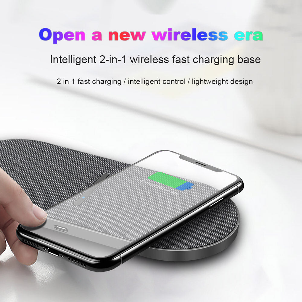 Duales 10W Wireless Charger 2-in-1 – Bild 2 | LuxeStyle