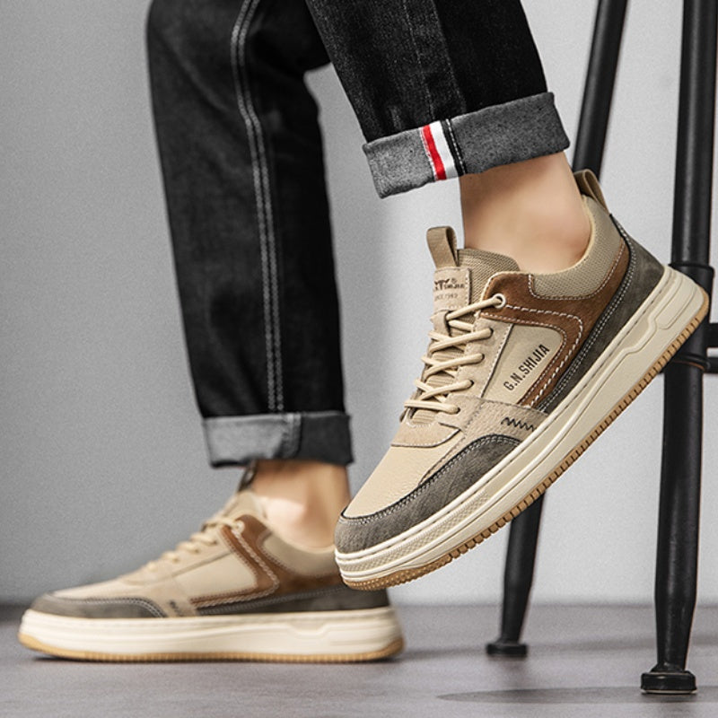Retro Sports Casual Schuhe Herren Leder – Bild 2 | LuxeStyle
