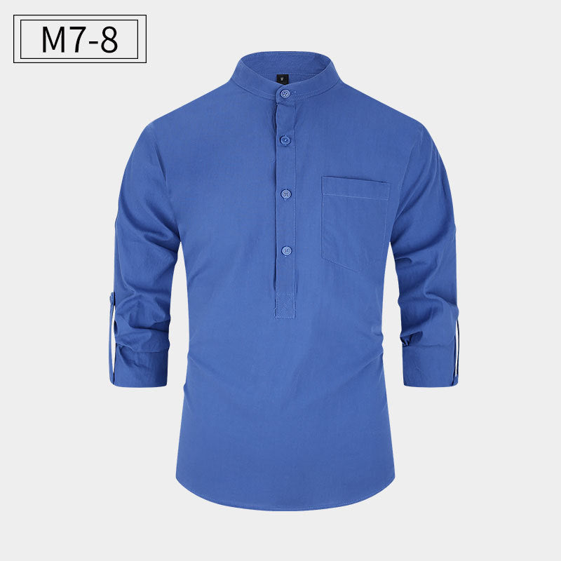 Herren Baumwollhemd – Lässiger Stil – Bild 12 | LuxeStyle