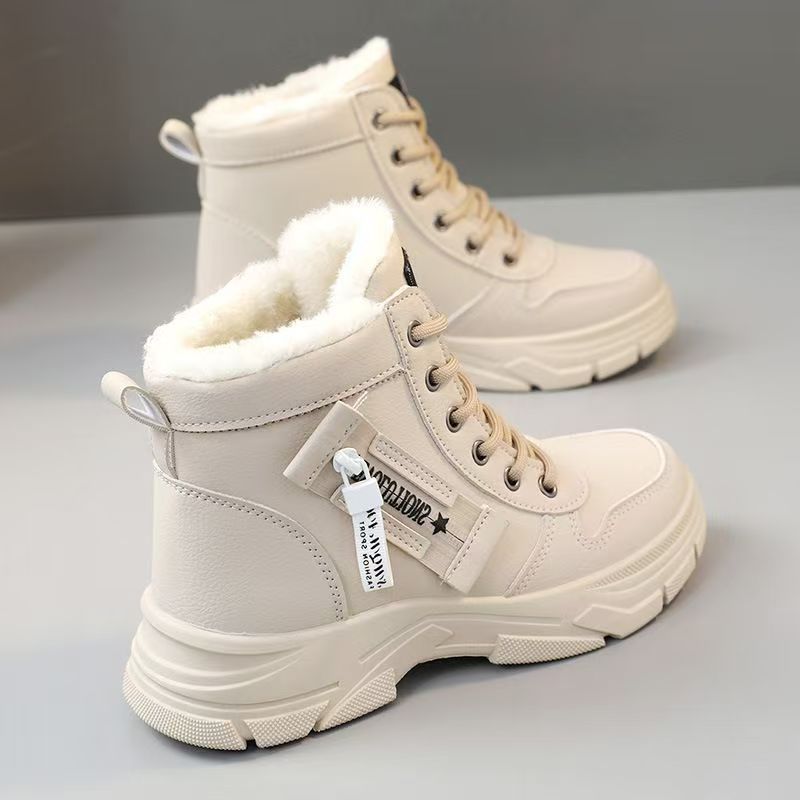 Gefütterte, wasserdichte Baumwollschuhe für Damen