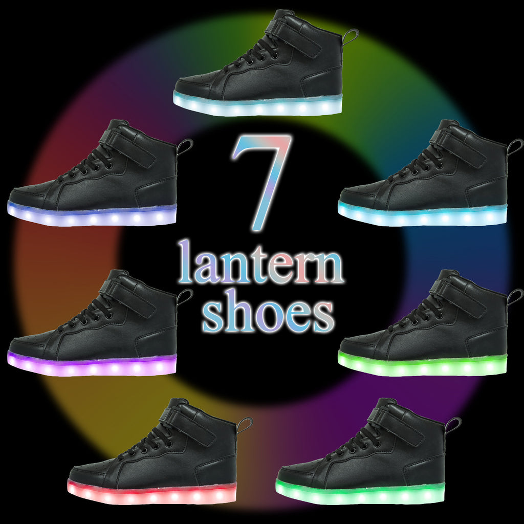LED-High-Top-Sneaker mit Licht
