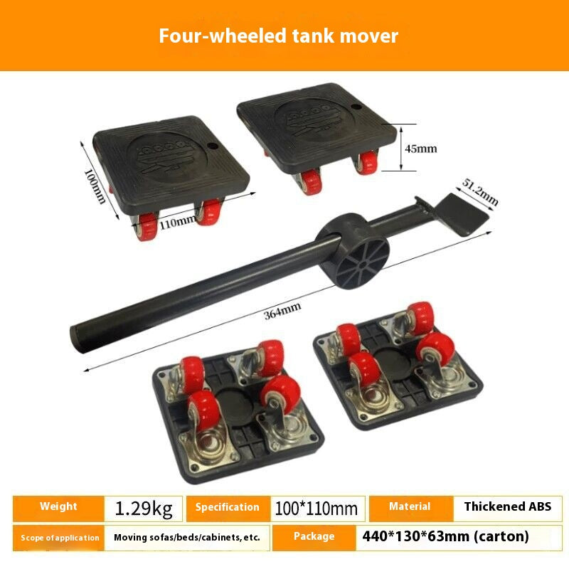Möbelroller-Set für einfaches Verschieben – Bild 1 | LuxeStyle