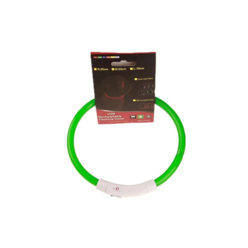 Leuchthalsband für Haustiere – USB-aufladbar