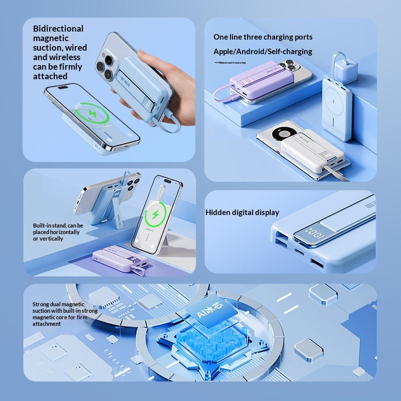 Magnetische Wireless Power Bank 10000mAh