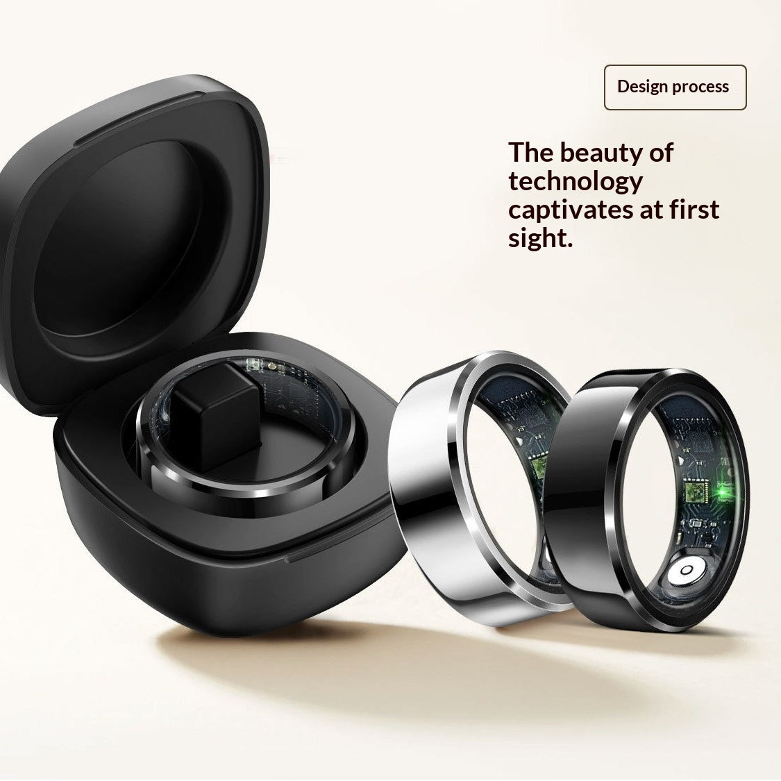 R6 Smart Ring – Wasserdicht mit Stressüberwachung – Bild 5 | LuxeStyle