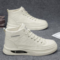 High-top Sneaker mit Schlangenmuster