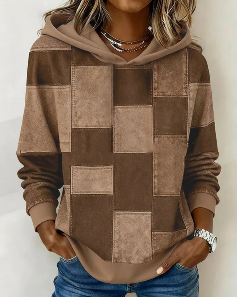 Damen 3D-Digitaldruck Pullover