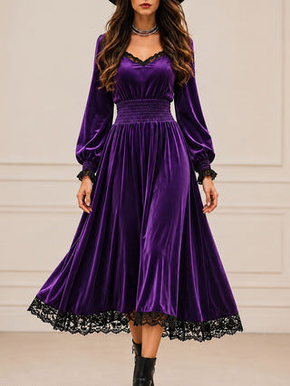 Herbstliche Patchwork-Kleid – Bild 11 | LuxeStyle