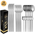 Edelstahl Besteckset 24-teilig | LuxeStyle