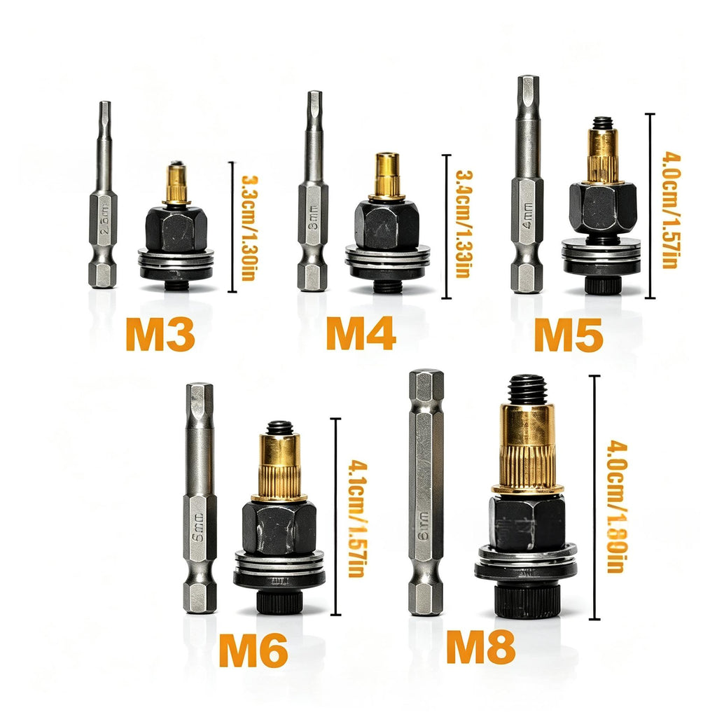 Muttern-Set für Auto-Reparaturen
