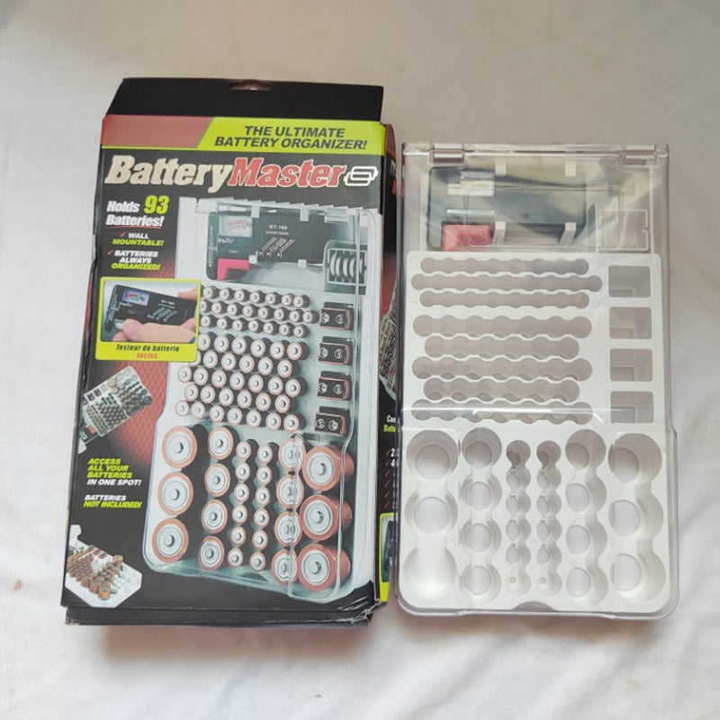 Batterie-Aufbewahrungsbox aus Kunststoff