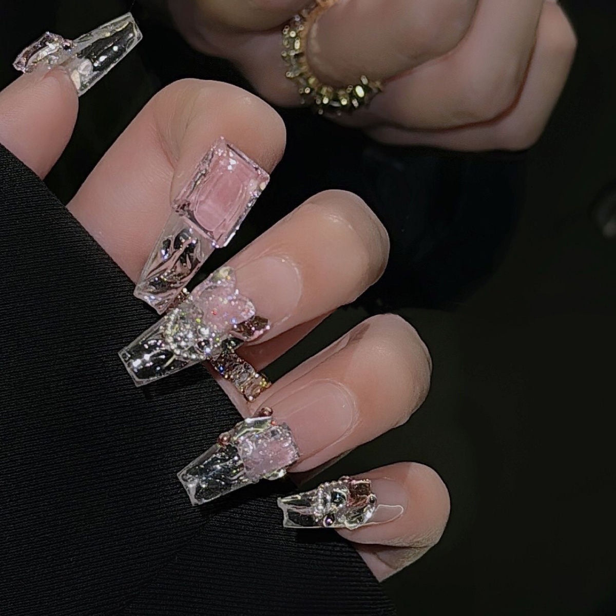 Diamond Girl Pure Desire Wind Mush Ice White Manicure | LuxeStyle
