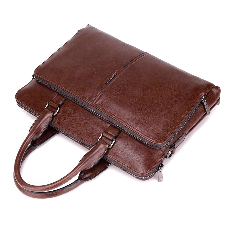 Portabler Männer-Messenger-Rucksack – Bild 6 | LuxeStyle