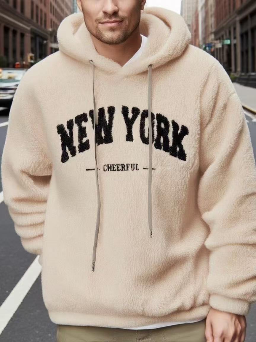 Kapuzenpullover für Herren mit Kordelzug