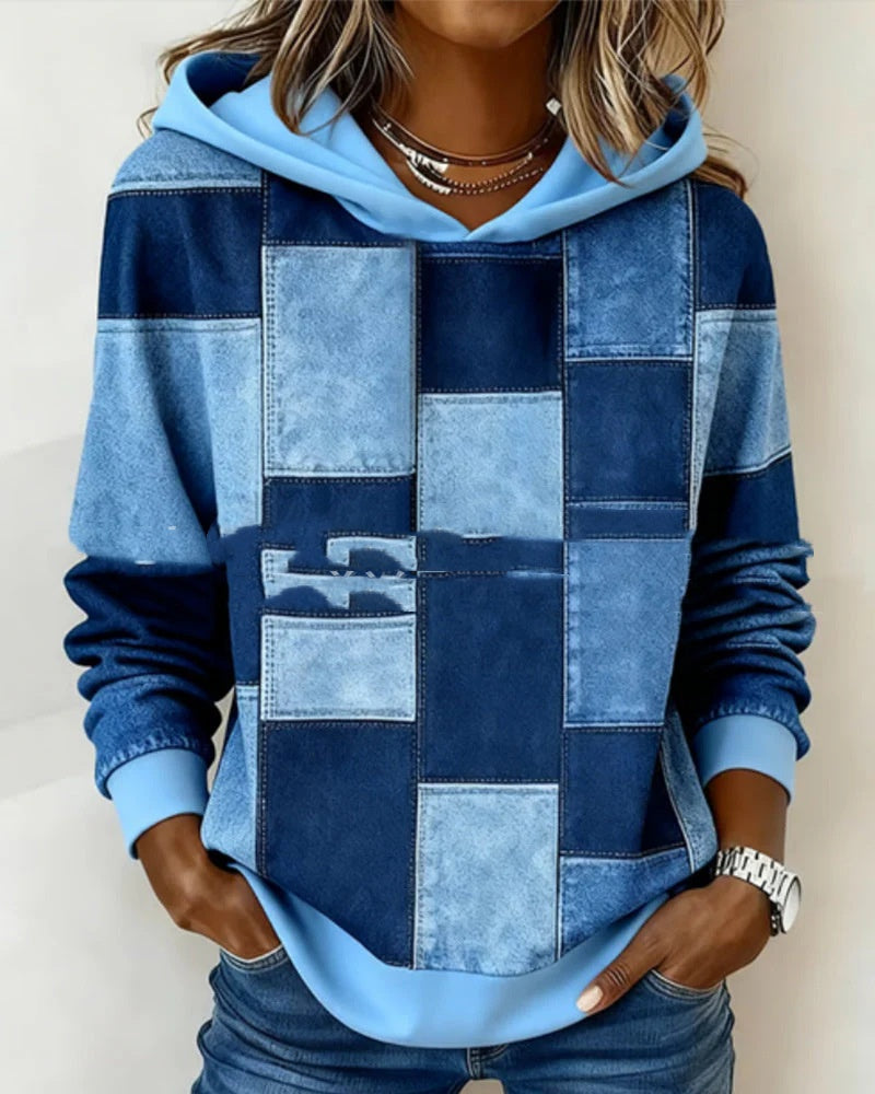 Damen 3D-Digitaldruck Pullover