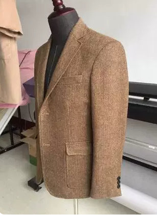 Herren Retro Slim-Fit Wollblazer – Bild 3 | LuxeStyle