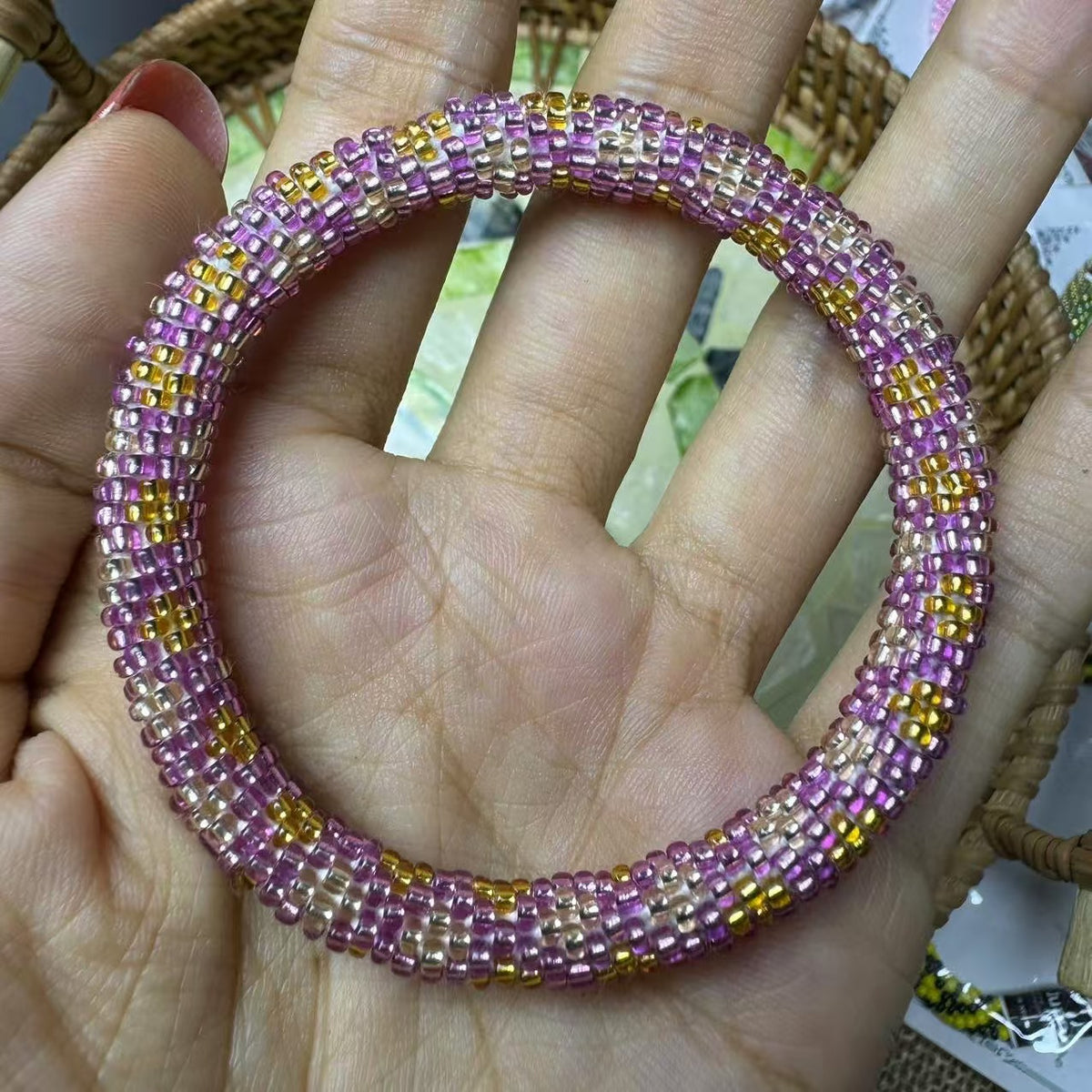 Boho Glas-Armband – Bild 9 | LuxeStyle
