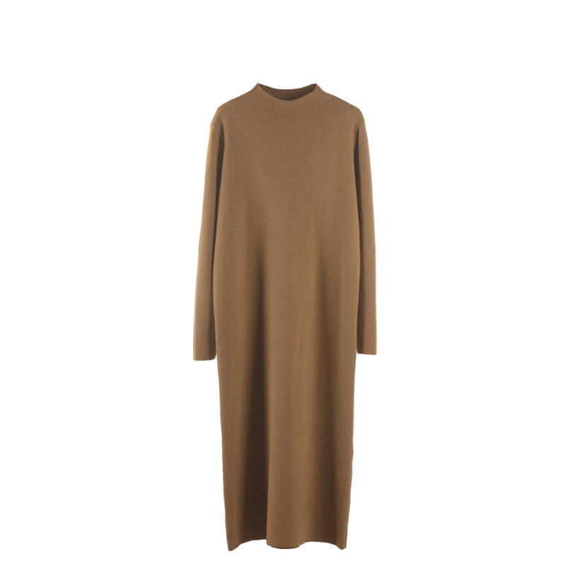 Warmes, halbhochausschn. Strickkleid